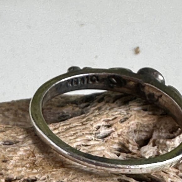 Sterling Silver Tiger Eye Cabochon Ring With Swirl Design Made In Mexico Size 6 - Picture 5 of 9